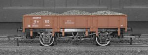 Dapol Model Railway Wagon - Dapol Grampus BR Bauxite - B822A