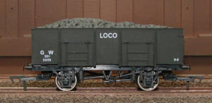 Dapol Model Railway Wagon - Dapol 20T Steel Mineral GWR Loco Coal  - B823