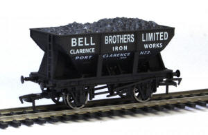 Dapol Model Railway Wagon - Bell Brothers Ltd 12T Hopper Wagon - B868