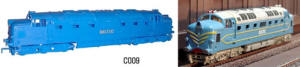 Dapol Model Railway Plastic Kits - Deltic Diesel - C009