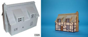 Dapol Model Railway Plastic Kits - Thatched Cottage - C020