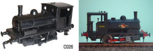 Dapol Model Railway Plastic Kits - 0-4-0 BR Plug - C026