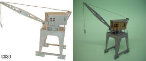 Dapol Model Railway Plastic Kits - Travelling Dockside Crane - C030