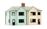 Dapol Model Railway Plastic Kits - Semi Detached House Painted - C057