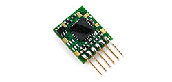 DCC93 - Gaugemaster - Ruby Series (2 function) Small DCC Decoder - 6 Pin