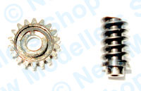 Hornby Spares - Worm and Worm Wheel Gears 0-4-0 - X8004