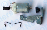 Hornby Spares - Motor & Worm, Chassis Bracket and Retaining Clip for 0-4-0 Locomotives - X8964
