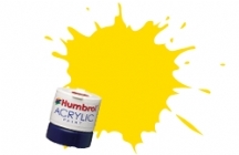 Humbrol - Yellow Gloss Acrylic Paint 12ml Tinlet - AB0069