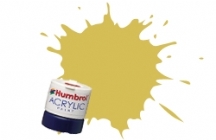 Humbrol - Pale Yellow Matt Acrylic Paint 12ml Tinlet - AB0081