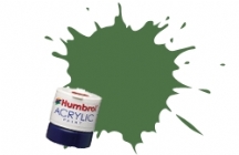 Humbrol - Deck Green Matt Acrylic Paint 12ml Tinlet - AB0088