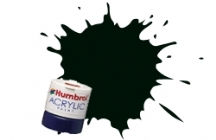 Humbrol - Black Green Matt Acrylic Paint 12ml Tinlet - AB0091