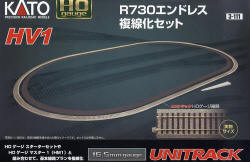 KATO Uni Track - HO / OO Gauge - KATO Track - HV1 R730 Double Track Expansion Set - K3-111