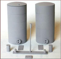Knightwing Model Railway Plastic Kits - Oil-Liquid / Powder Tanks - PM135