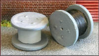 Knightwing Model Railway Metal Kits - Cable Drums (Metal) - B32