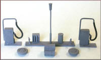 Knightwing Model Railway Metal Kits - Garage Forecourt - B60