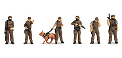 Noch Figures Special Forces (6) & Dog - N15079