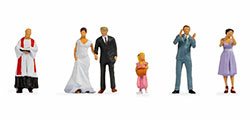 N15862 - Noch - Wedding Figures (6) Figure Set