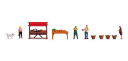 Noch Figures - Themed Figures Set "Vegetable Stall" - N16225