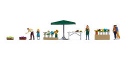 Noch Figures - Themed Figures Set "Flower Stall" - N16227