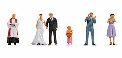 N36862 - Noch - Wedding Figures (6) Figure Set - N-Gauge