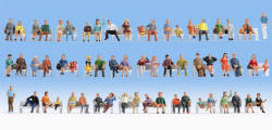 Noch - Mega Economy Set "Sitting People" - N-Gauge - N38402