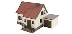 N63606 - Noch - Small Residential House with Garage Laser Cut Kit