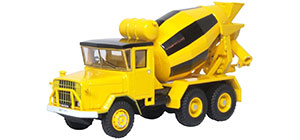 Oxford Diecast AEC 690 Cement Mixer Yellow / Black - 76ACM002