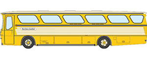 76AMT004 - Oxford Diecast Alexander Northern Alexander M Type Coach