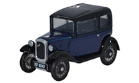 Oxford Diecast Austin Seven Saloon - Light Royal Blue - 76ASS001