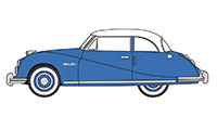 76ATL006 - Oxford Diecast Austin Atlantic Coupe Blue/Ivory