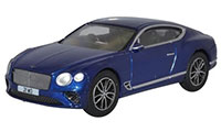 Oxford Diecast - Oxford Diecast Bentley Continental GT Peacock Blue - 76BCGT001