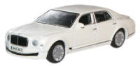 Oxford Diecast - Bentley Mulsanne - White - 76BM001