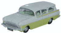 Oxford Diecast Vauxhall Cresta Friary Estate - Swan White / Lime Yellow - 76CFE006