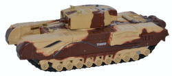 Oxford Diecast Churchill Tank MKIII Kingforce - Major King - 76CHT001