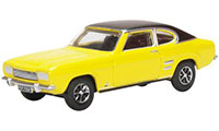 76CP001 - Oxford Diecast Ford Capri Mk1 - Maize Yellow