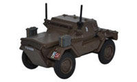 Oxford Diecast Dingo Scout Car 10th Mounted Rifles 10th ACB Polish - 76DSC002
