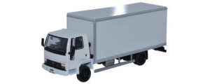 Oxford Diecast Ford Cargo Box Van - White - 76FCG002