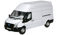 New Modellers Shop - Oxford Diecast - Ford Transit LWB - White - 76FT006