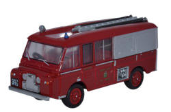 Oxford Diecast Land Rover FT6 Carmichael Cheshire County Fire Brigade - 76LRC001
