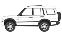 76LRD2004 - Oxford Diecast Land Rover Discovery 2 - Chawton White 