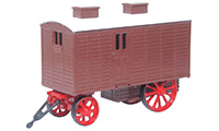 76LW005 - Oxford Diecast Living Wagon Brown