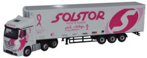 Oxford Diecast Mercedes Actros Solstor (Pink Ribbon Foundation) 76MA005