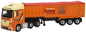 76MB008 - Oxford Diecast Mercedes Actros SSC Tipper Ronnie S Evans