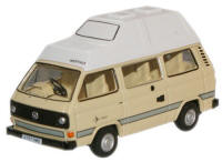 New Modellers Shop - Oxford Diecast - VW T25 Camper - Ivory - 76T25003