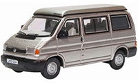 76T4005 - Oxford Diecast VW T4 Van - Westphalia Camper Silver Grey