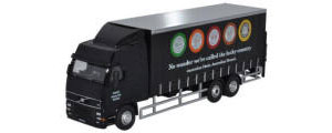 Oxford Diecast Volvo FH3 6 Wheel Curtainside Coopers - 76VOL03CL