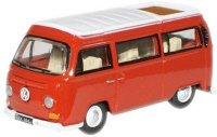 76VW004 - Oxford Diecast Senegal Red / White VW Camper