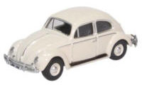 76VWB008 - Oxford Diecast VW Beetle - Lotus White