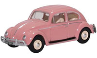 76VWB011UK - Oxford Diecast Volkswagen Beetle - Pink (UK Registration)