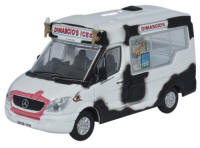 Oxford Diecast - Mercedes Whitby Mondial Ice Cream Van - Dimachios - 76WM004